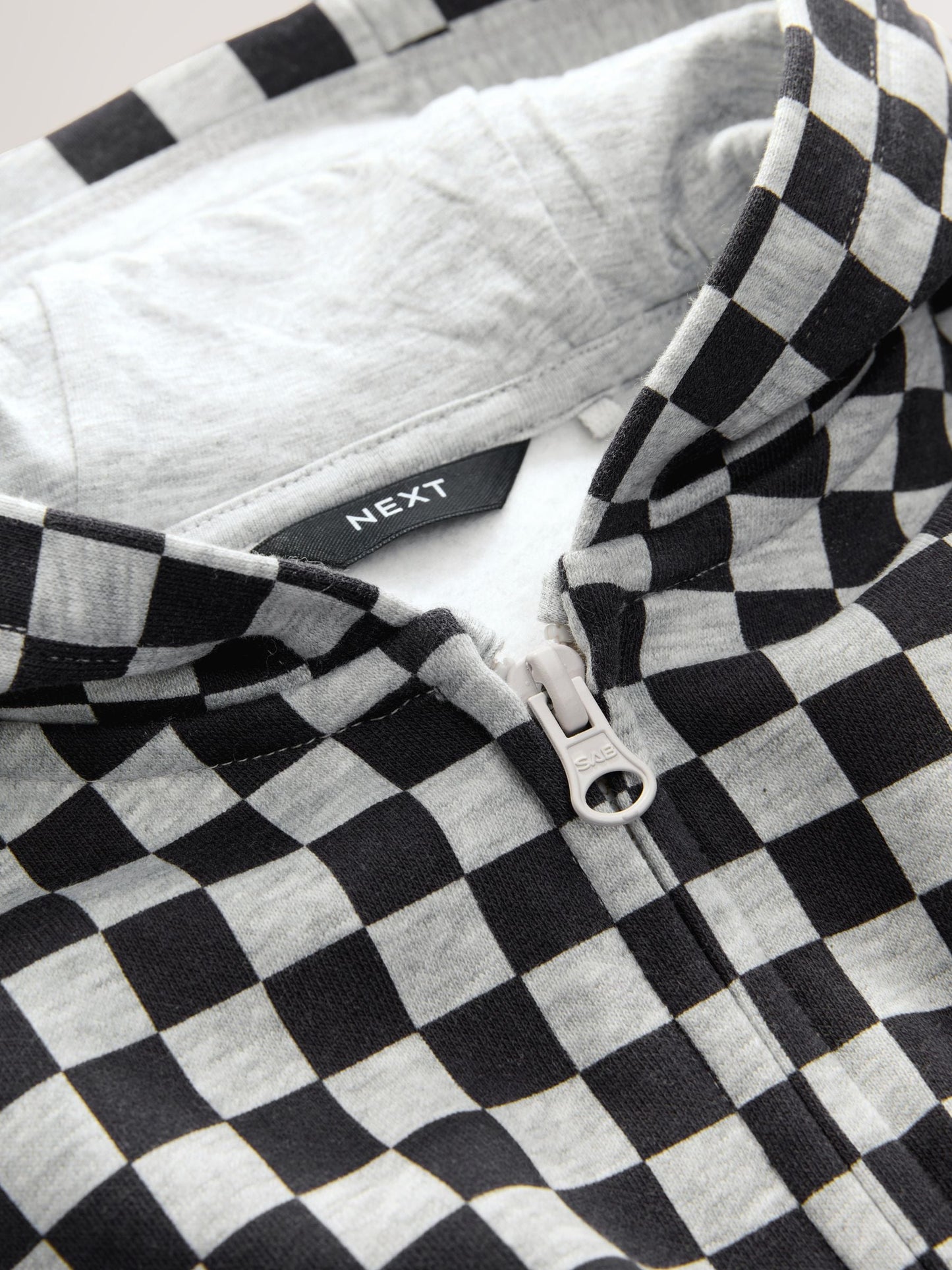 Dsiney Kidz - Black White Checkerboard Zip Through Hoodie (3mths-7yrs) image 4