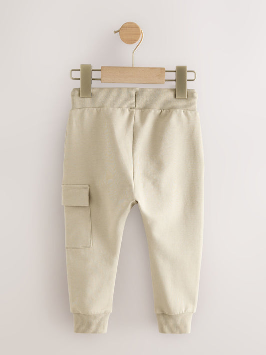 Neutral Skinny Utility Joggers (3mths-7yrs) image 2