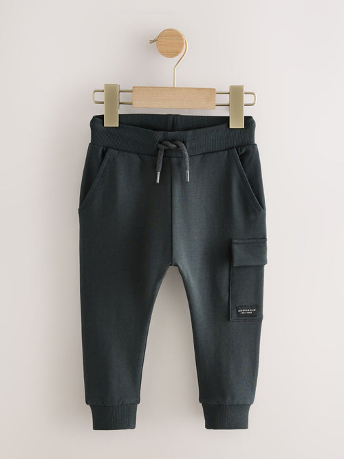 Charcoal Grey Skinny Utility Joggers (3mths-7yrs) image 1