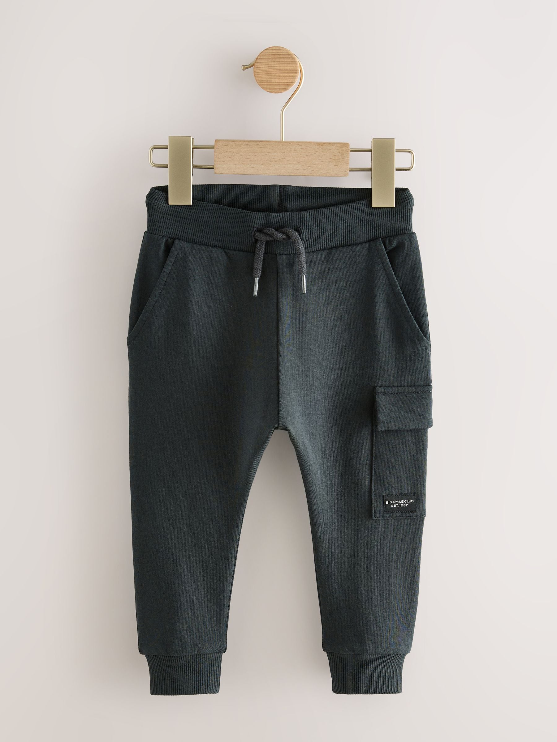 Charcoal Grey Skinny Utility Joggers (3mths-7yrs) image 1