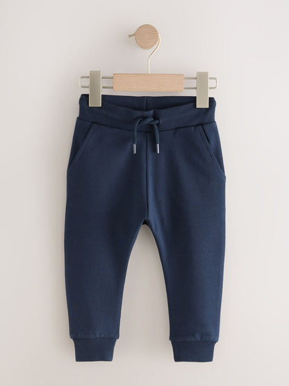 Navy Blue Classic Jersey Joggers (3mths-7yrs) image 1