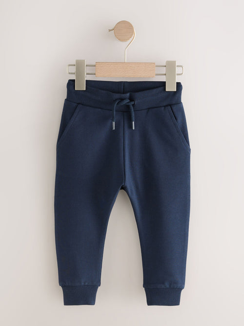 Navy Blue Classic Jersey Joggers (3mths-7yrs) image 1