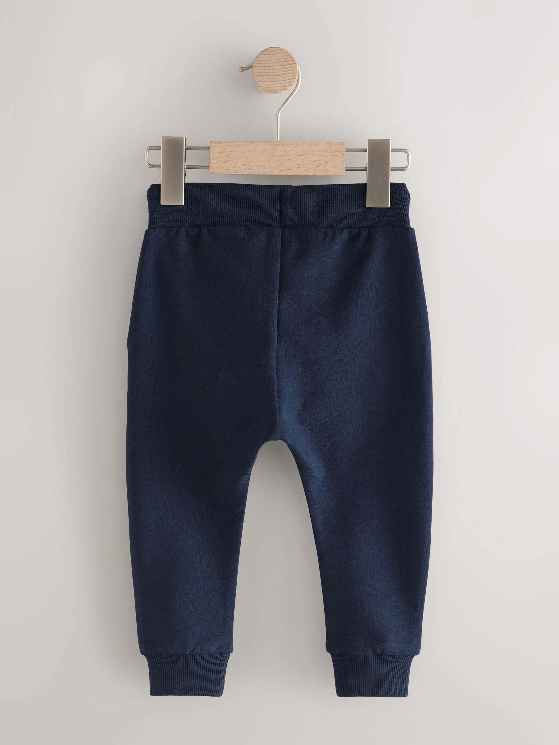 Navy Blue Classic Jersey Joggers (3mths-7yrs) image 2