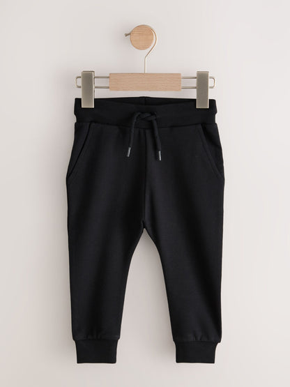 Black Classic Jersey Joggers (3mths-7yrs) image 1