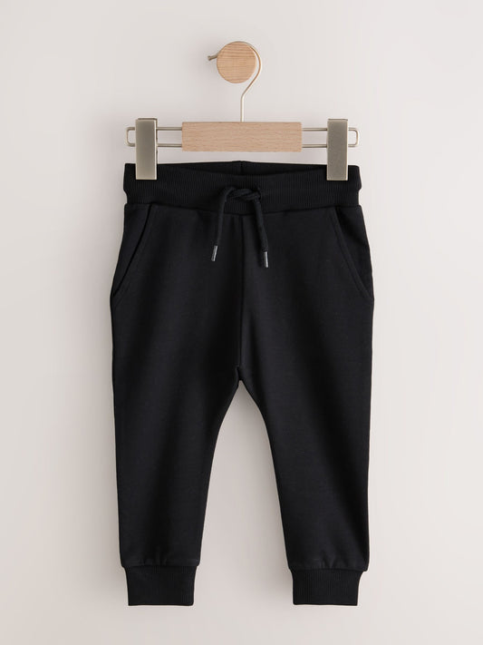 Black Classic Jersey Joggers (3mths-7yrs) image 1