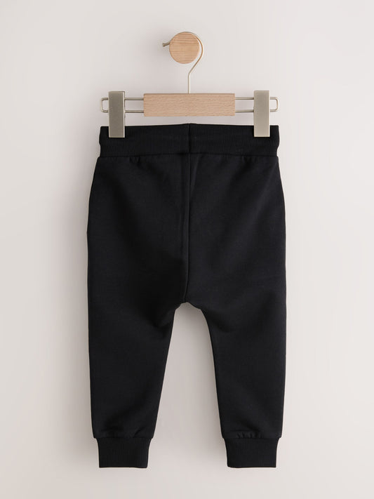 Black Classic Jersey Joggers (3mths-7yrs) image 2