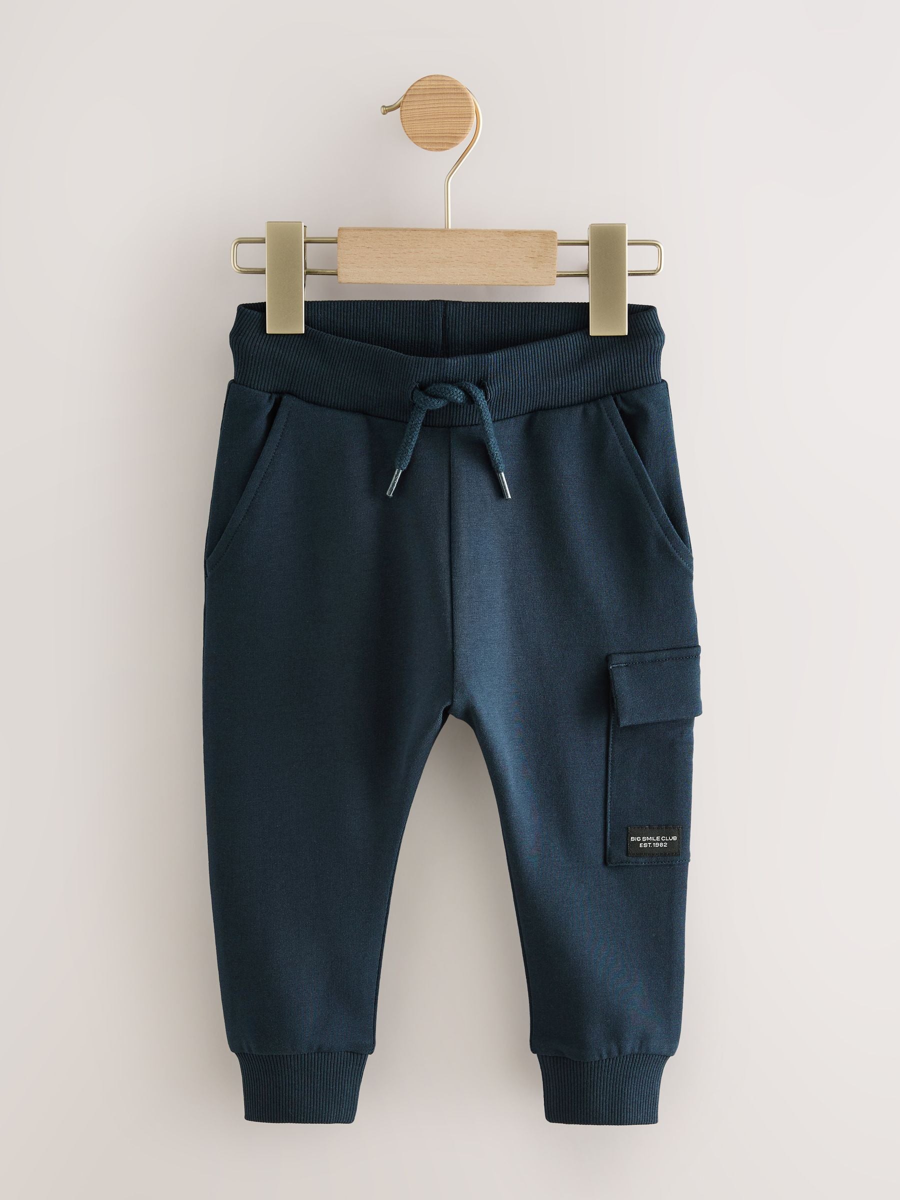 Navy Blue Skinny Utility Joggers (3mths-7yrs) image 1
