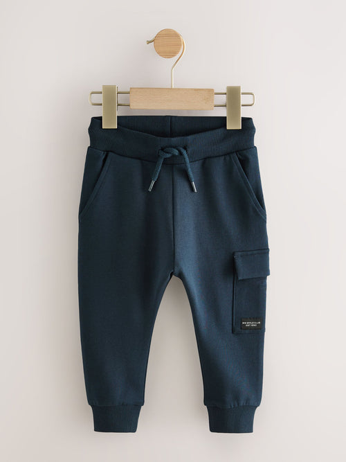 Navy Blue Skinny Utility Joggers (3mths-7yrs) image 1