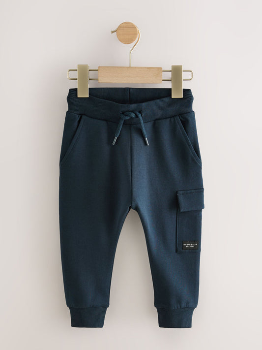 Navy Blue Skinny Utility Joggers (3mths-7yrs) image 1