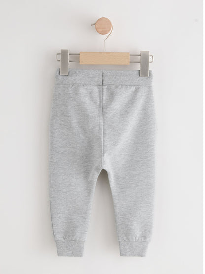 Grey Marl Classic Jersey Joggers (3mths-7yrs) image 2