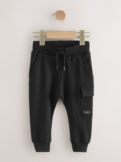 Black Skinny Utility Joggers (3mths-7yrs) image 1