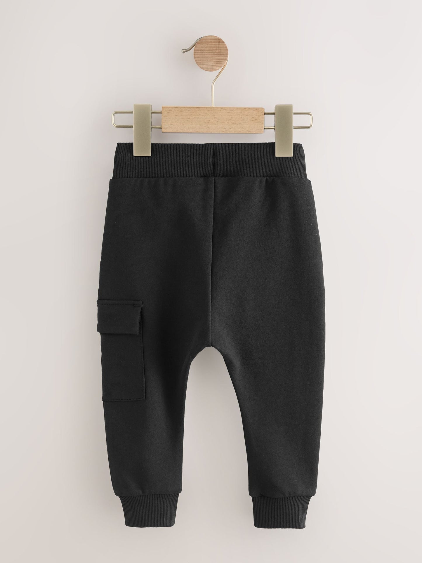 Black Skinny Utility Joggers (3mths-7yrs) image 2