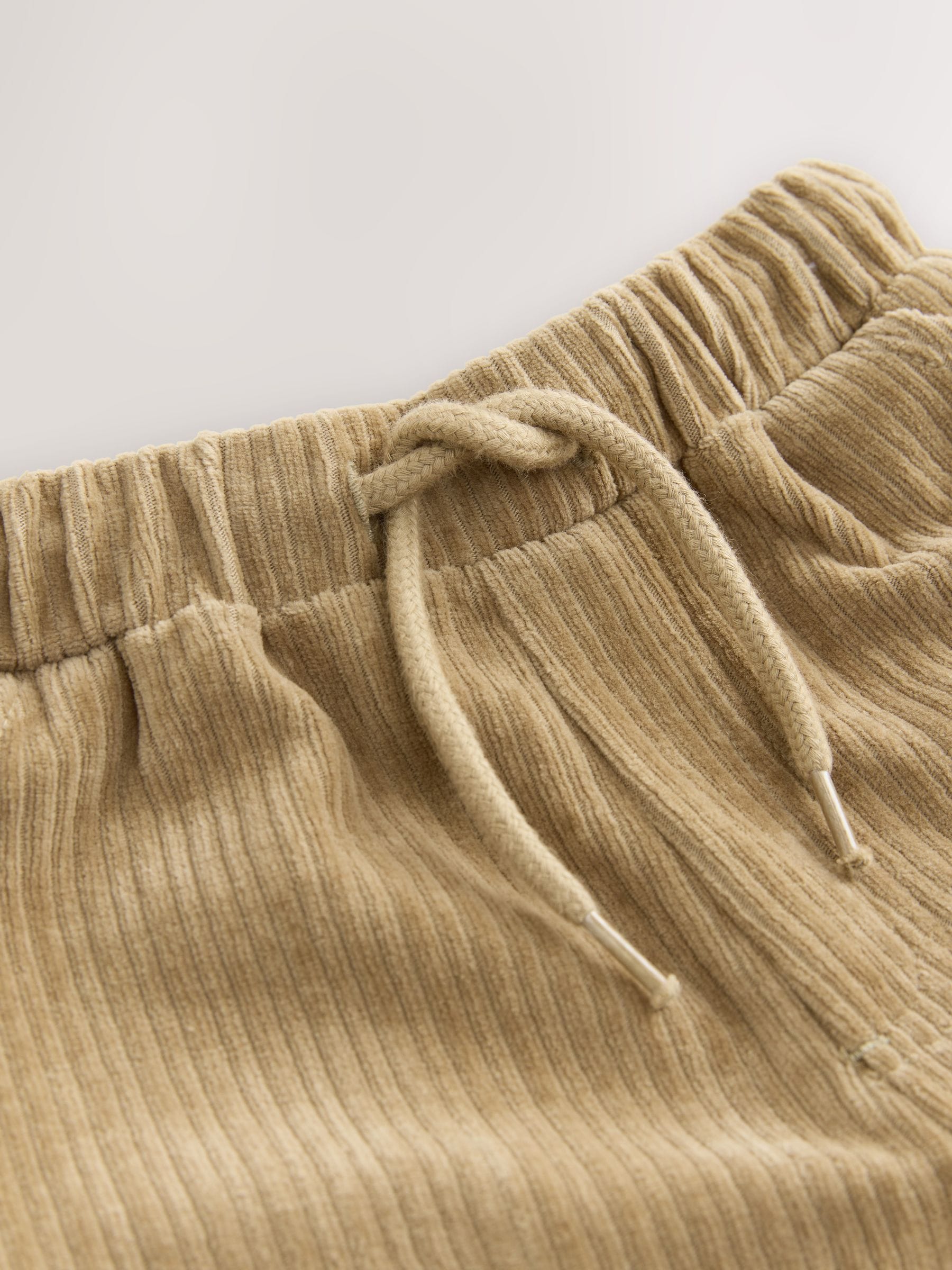 Tan Brown Jersey Cord Joggers (3mths-7yrs) image 3