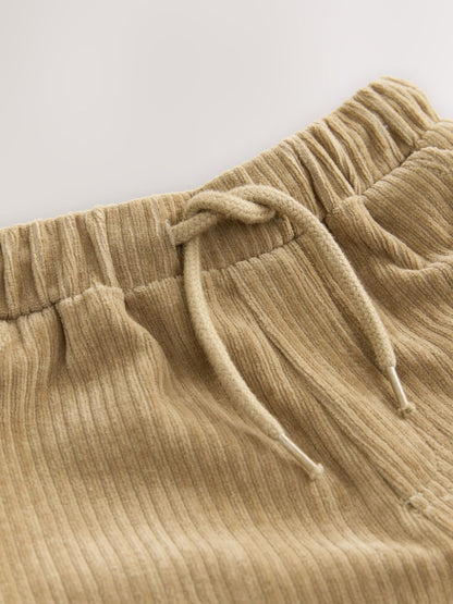 Tan Brown Jersey Cord Joggers (3mths-7yrs) image 3