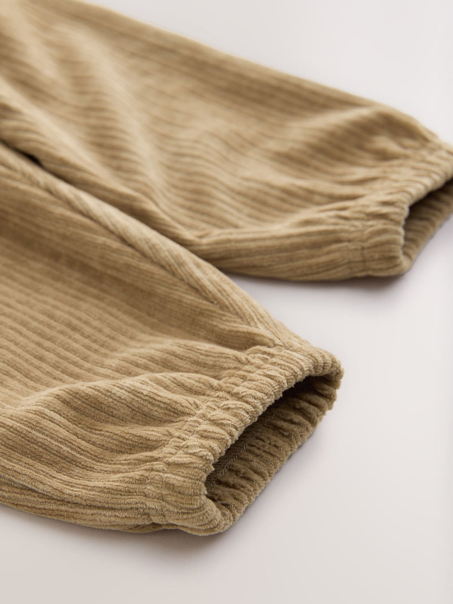 Tan Brown Jersey Cord Joggers (3mths-7yrs) image 4