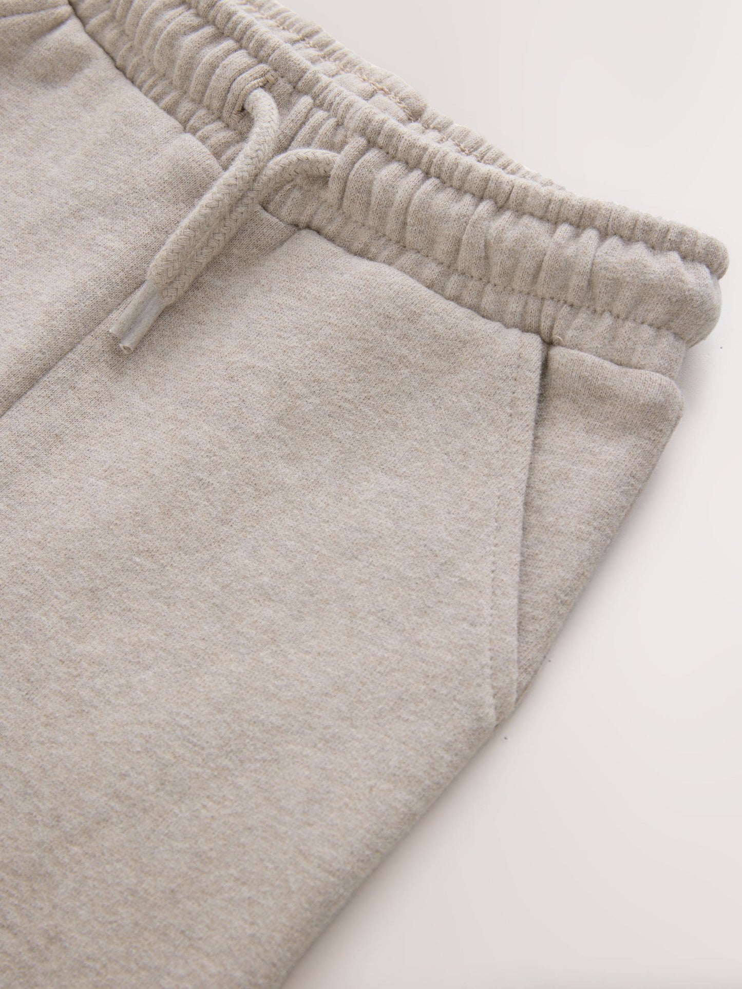 Oatmeal Marl Slim Fit Soft Touch Jersey Joggers (3mths-7yrs) image 3