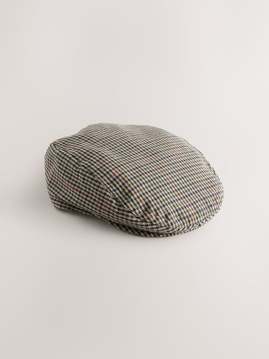 Brown Heritage Checked Baby Flat Cap (0mths-2yrs) image 1