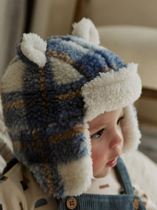 Blue Baby Borg Traper Hat (0mths-2yrs) image 1