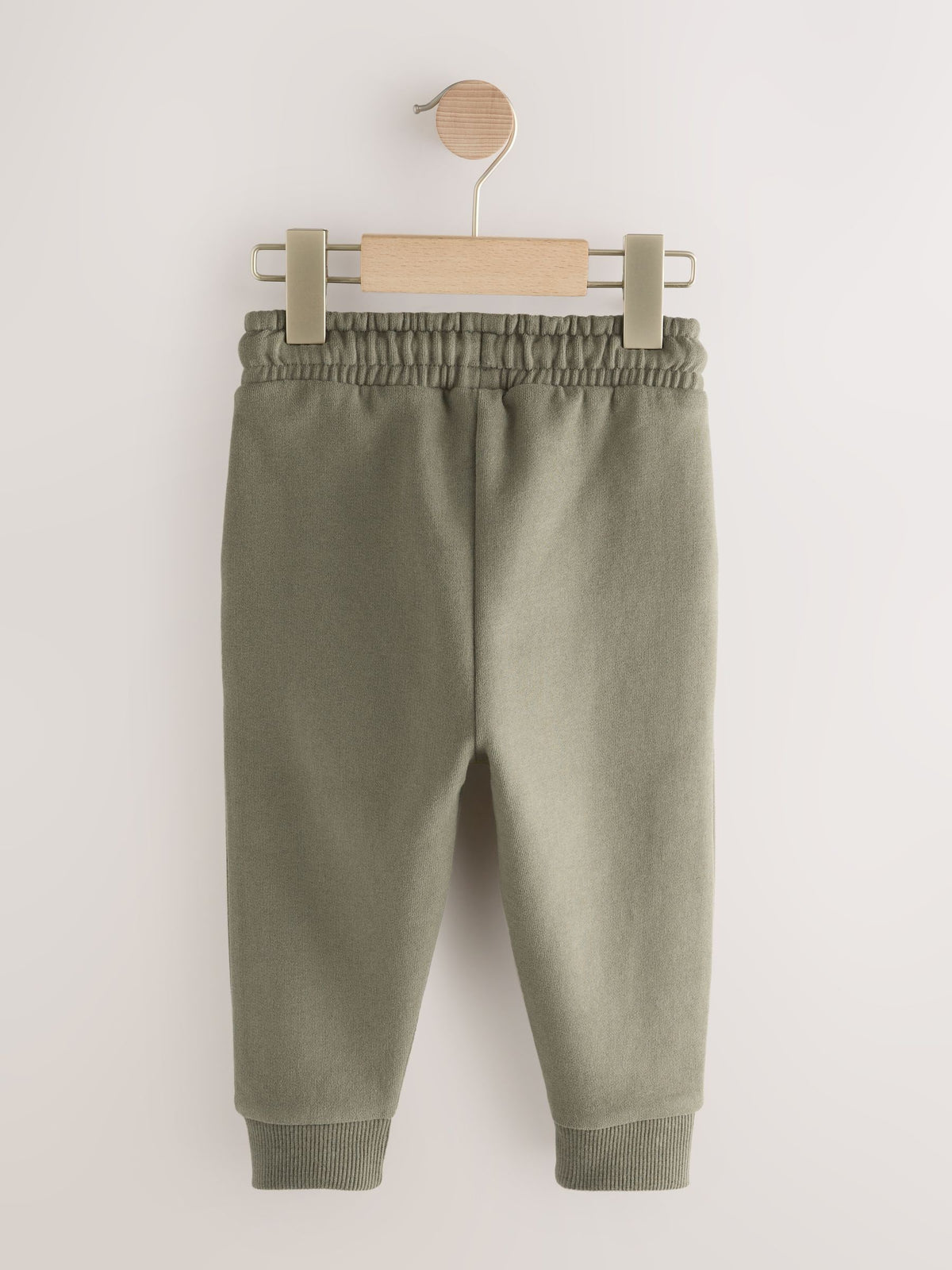 Dsiney Kidz - Khaki Green Slim Fit Soft Touch Jersey Joggers (3mths-7yrs) image 2