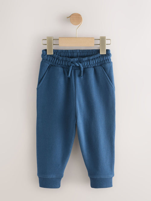 Blue Slim Fit Soft Touch Jersey Joggers (3mths-7yrs) image 1