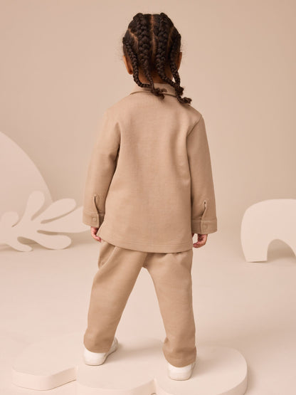 Tan Brown T-Shirt And Joggers 3 Piece Set (3mths-7yrs) image 3