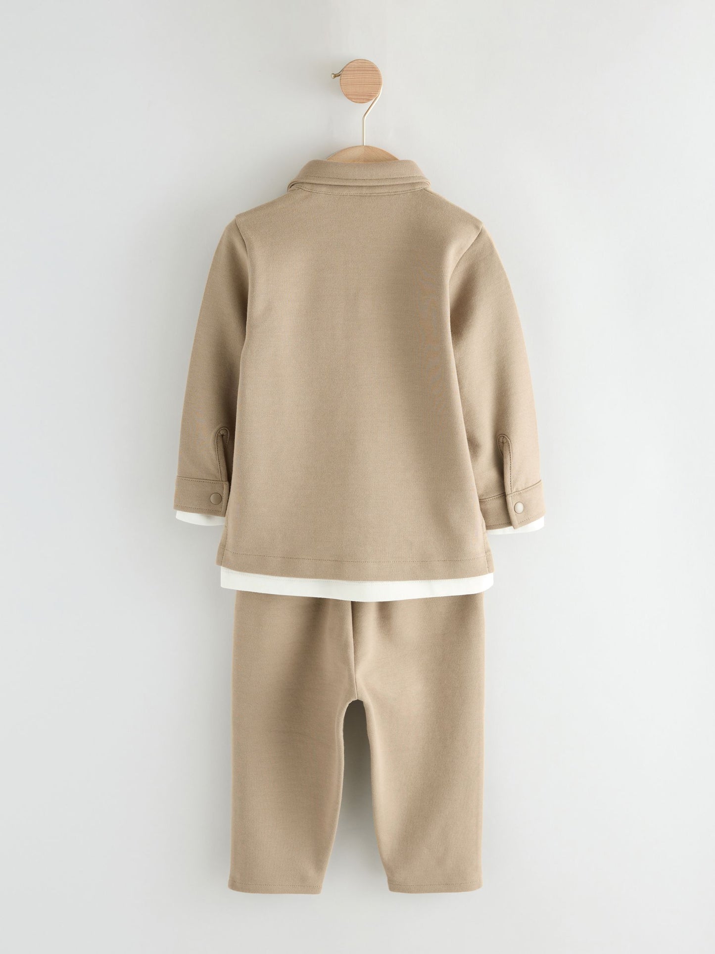 Tan Brown T-Shirt And Joggers 3 Piece Set (3mths-7yrs) image 6