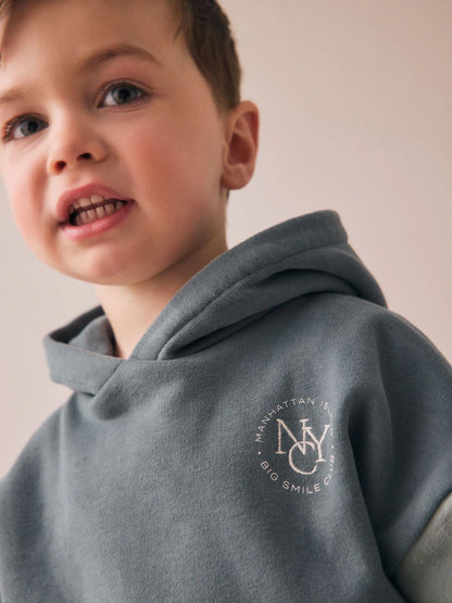 Blue Hoodie and Joggers Set (3mths-7yrs)