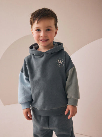 Blue Hoodie and Joggers Set (3mths-7yrs)