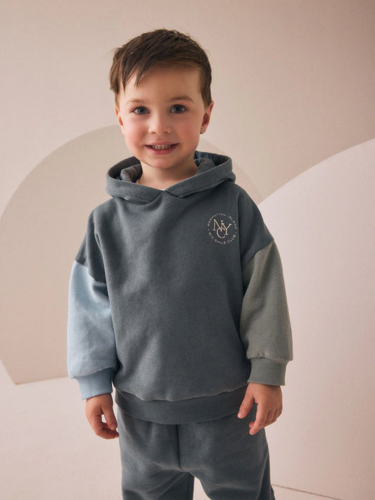 Blue Hoodie and Joggers Set (3mths-7yrs)