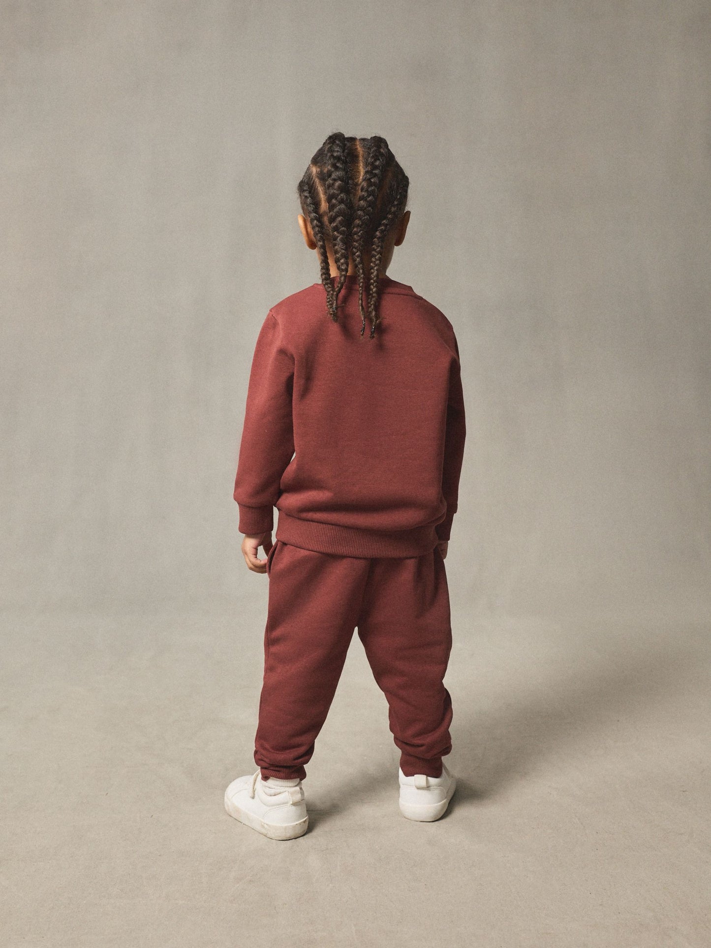 Burgundy Red Logo Sweatshirt And Joggers Set (3mths-7yrs) image 3