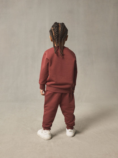 Burgundy Red Logo Sweatshirt And Joggers Set (3mths-7yrs) image 3