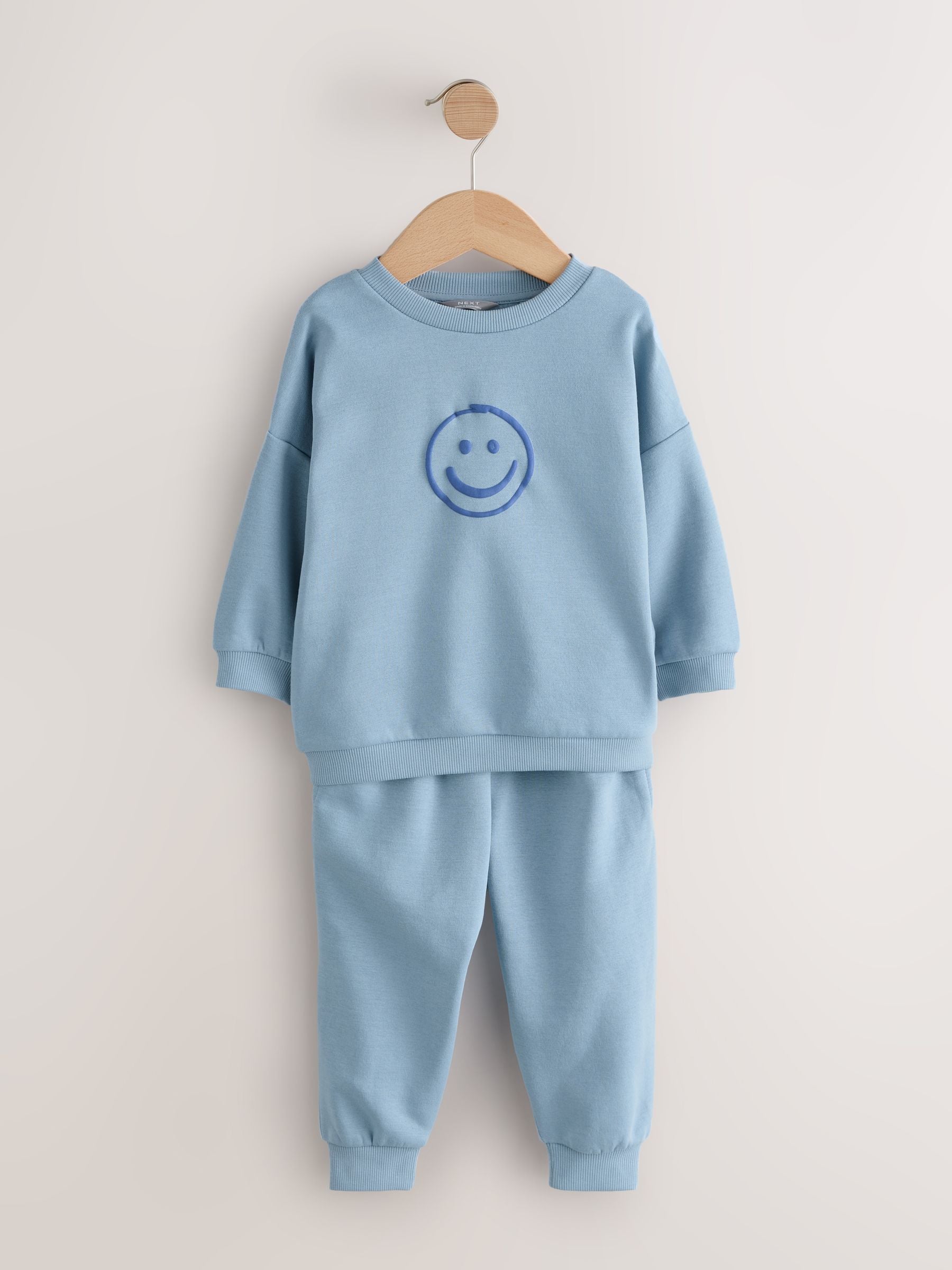 Dsiney Kidz - Light Blue Back Print Crew Neck Joggers Set (3mths-7yrs) image 5