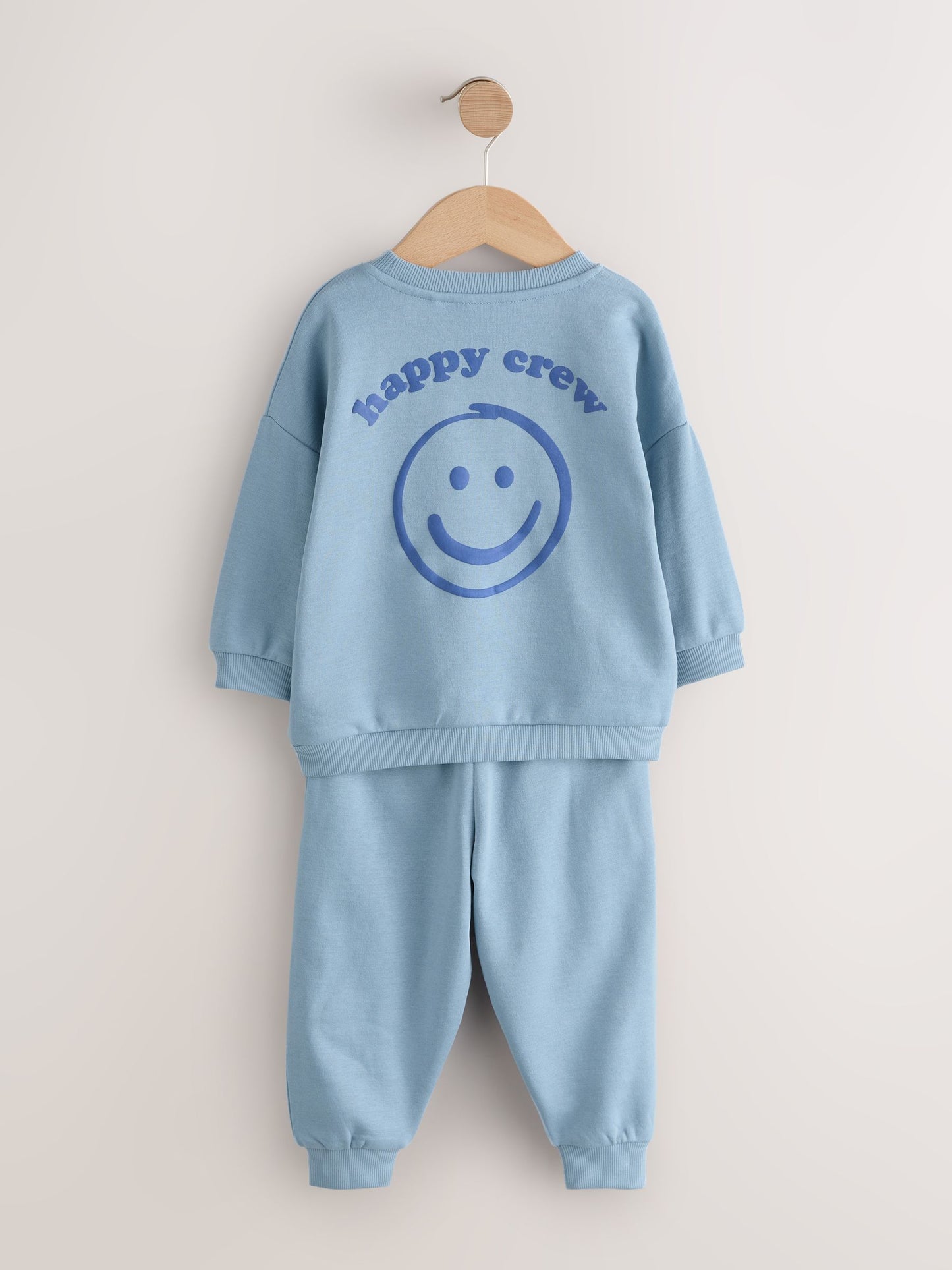 Dsiney Kidz - Light Blue Back Print Crew Neck Joggers Set (3mths-7yrs) image 7