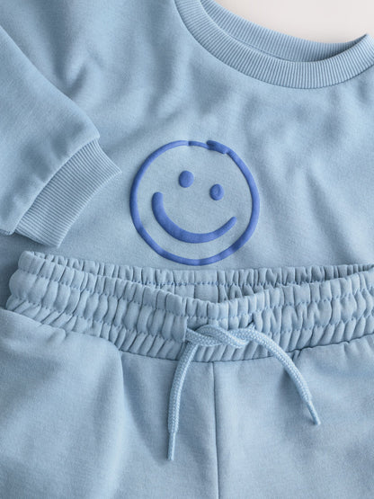 Dsiney Kidz - Light Blue Back Print Crew Neck Joggers Set (3mths-7yrs) image 8