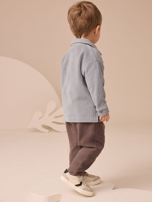 Blue Cord T-Shirt And Joggers 3 Piece Set (3mths-7yrs) image 3