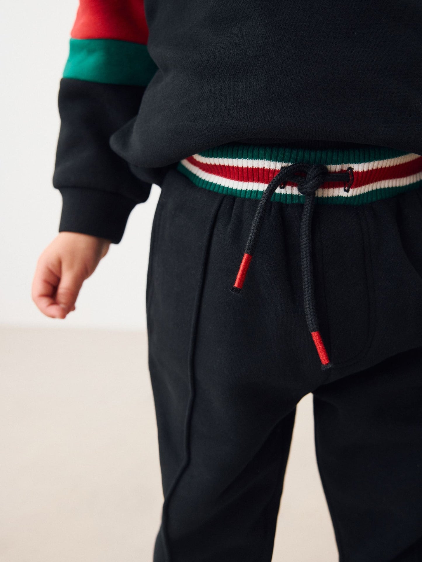 Dsiney Kidz - Black Half Zip Top and Joggers Set (3mths-7yrs) image 4