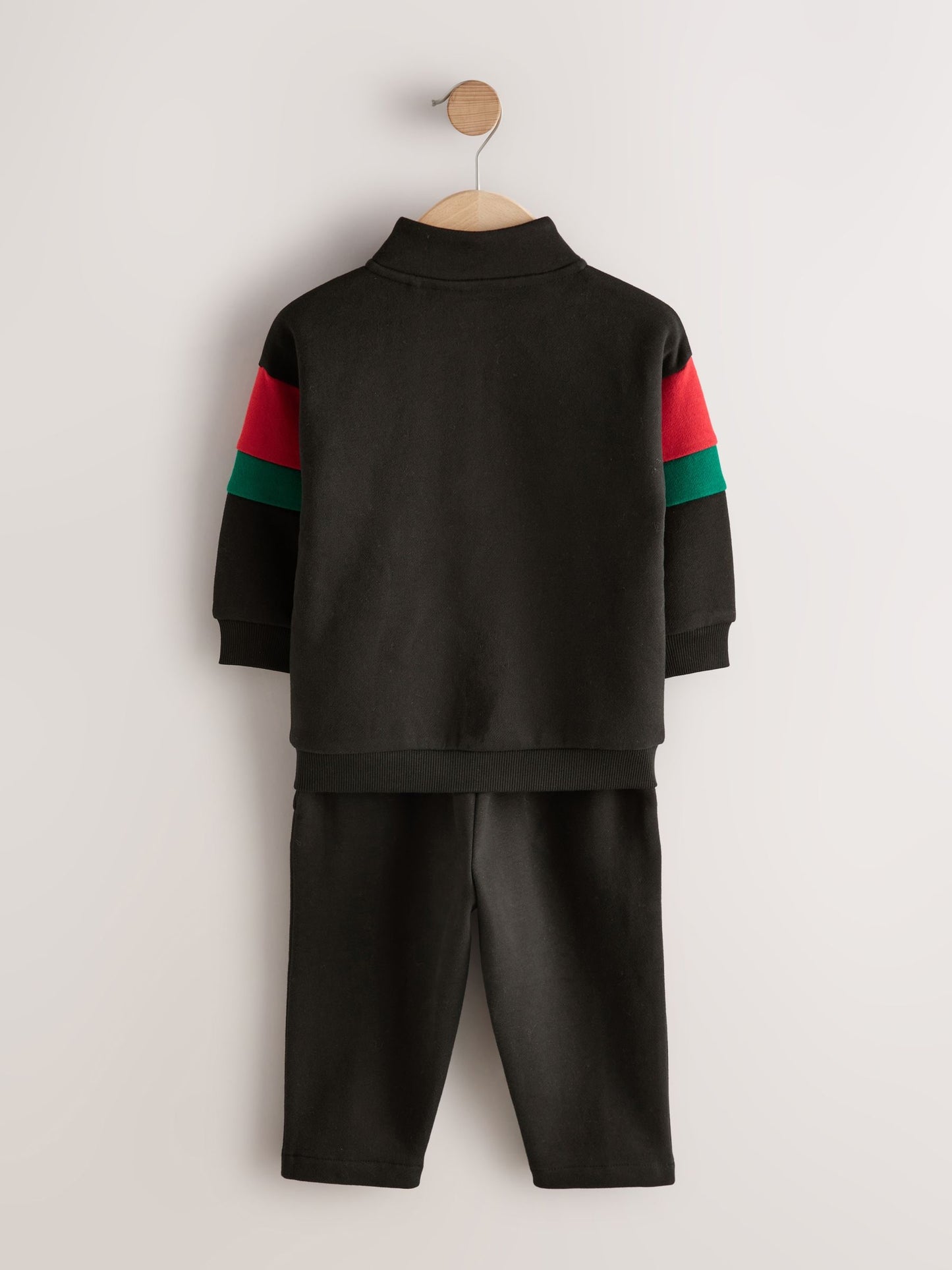 Dsiney Kidz - Black Half Zip Top and Joggers Set (3mths-7yrs) image 7