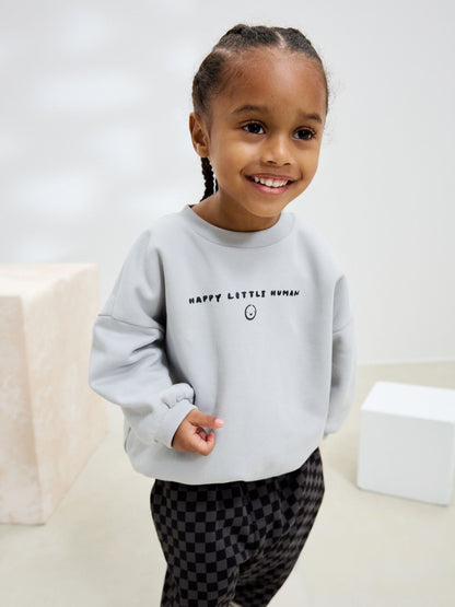 Dsiney Kidz - Black/Grey Single Sweatshirt And Stripe Joggers Set (3mths-7yrs) image 4