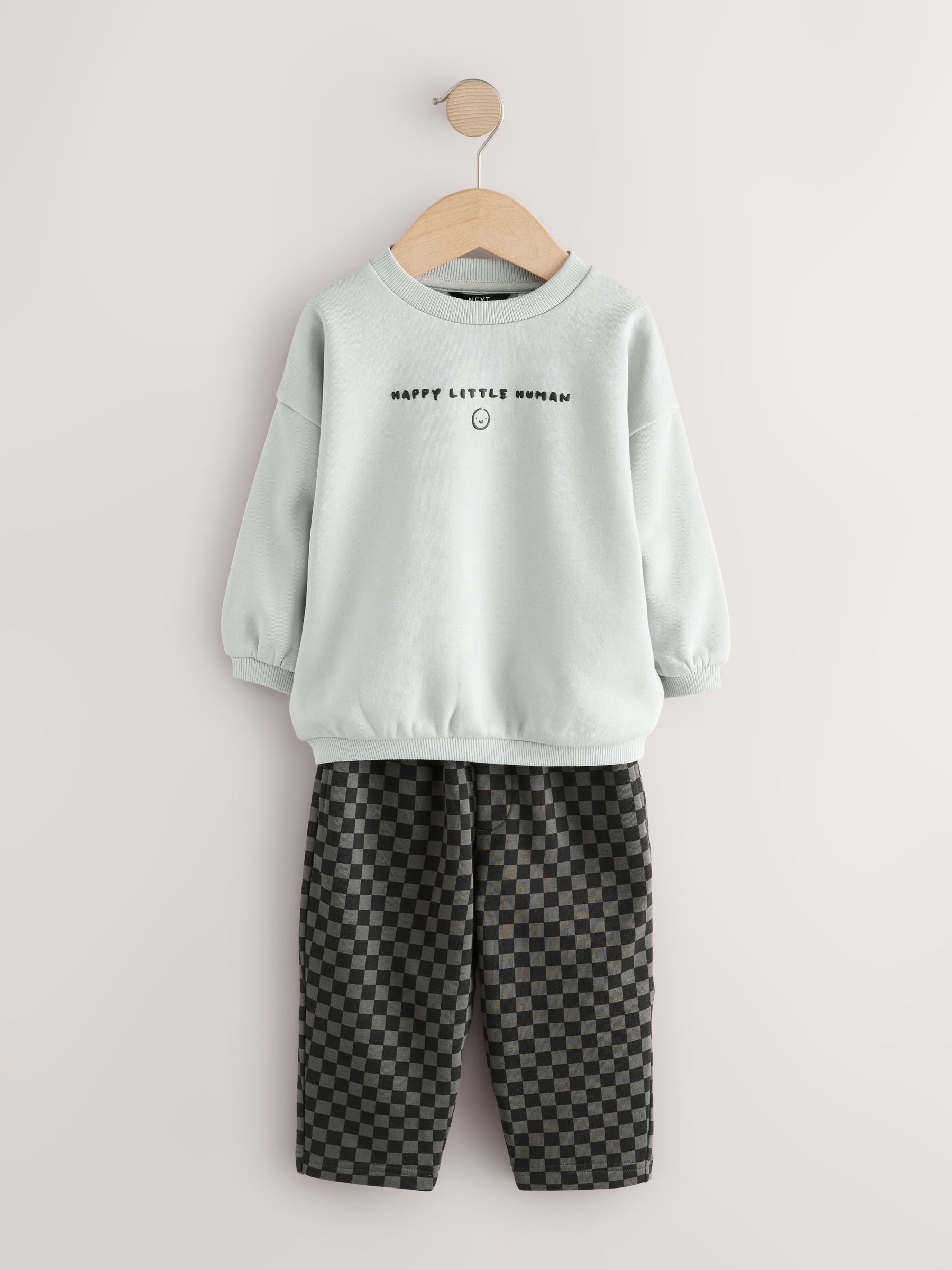 Dsiney Kidz - Black/Grey Single Sweatshirt And Stripe Joggers Set (3mths-7yrs) image 5