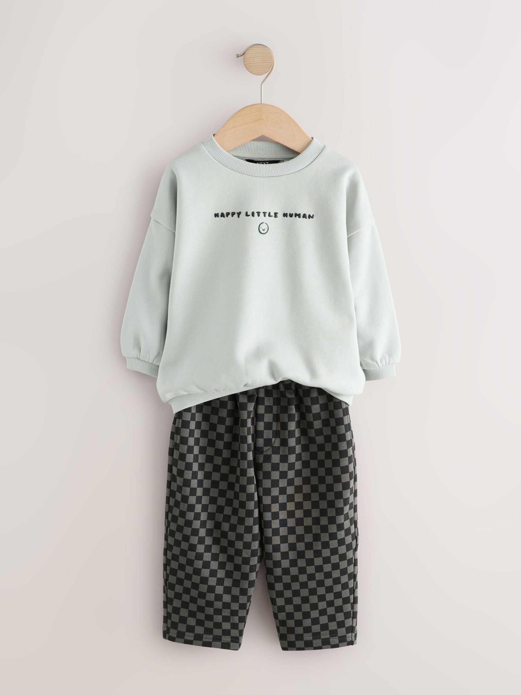 Dsiney Kidz - Black/Grey Single Sweatshirt And Stripe Joggers Set (3mths-7yrs) image 6