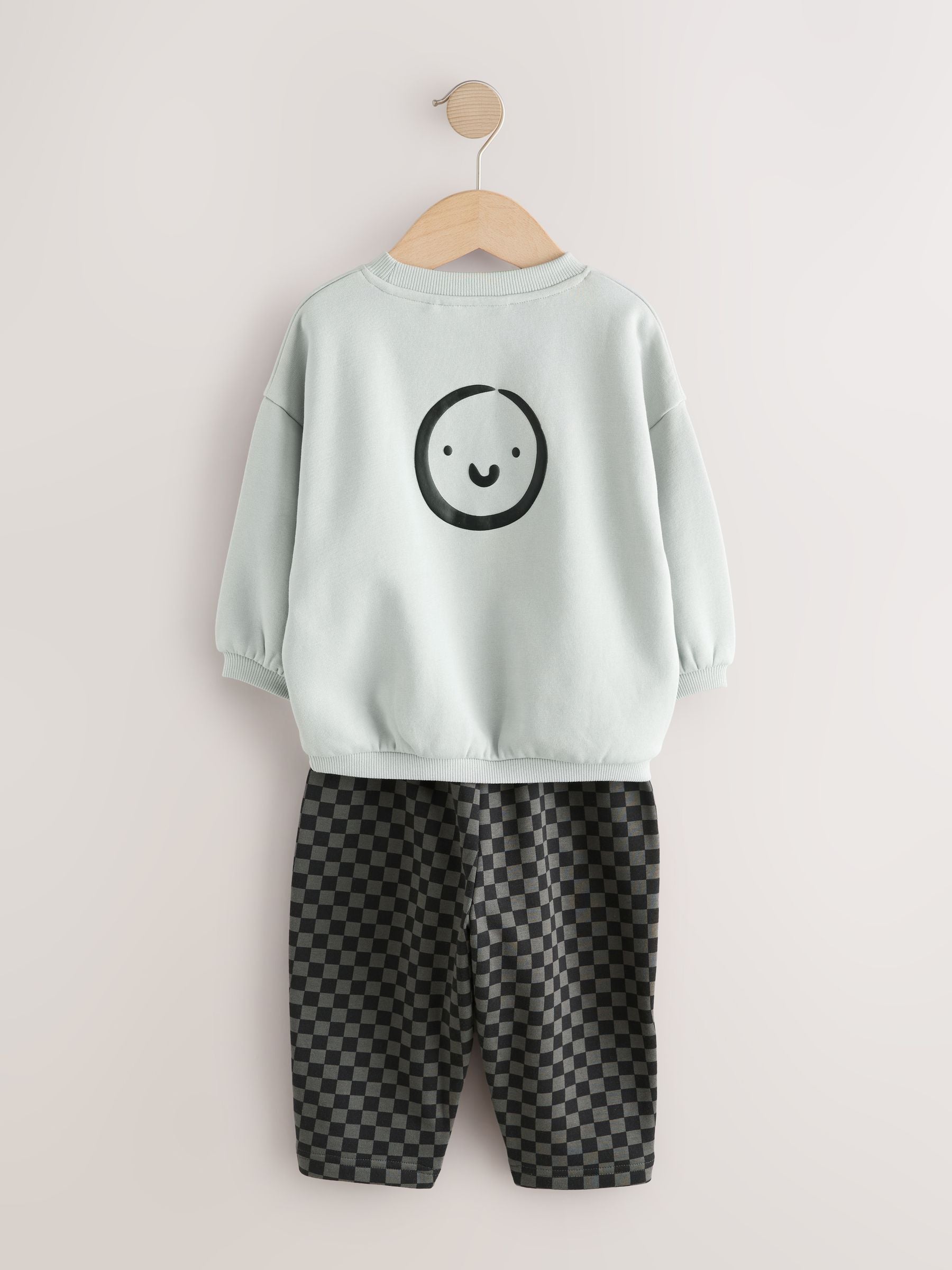 Dsiney Kidz - Black/Grey Single Sweatshirt And Stripe Joggers Set (3mths-7yrs) image 7