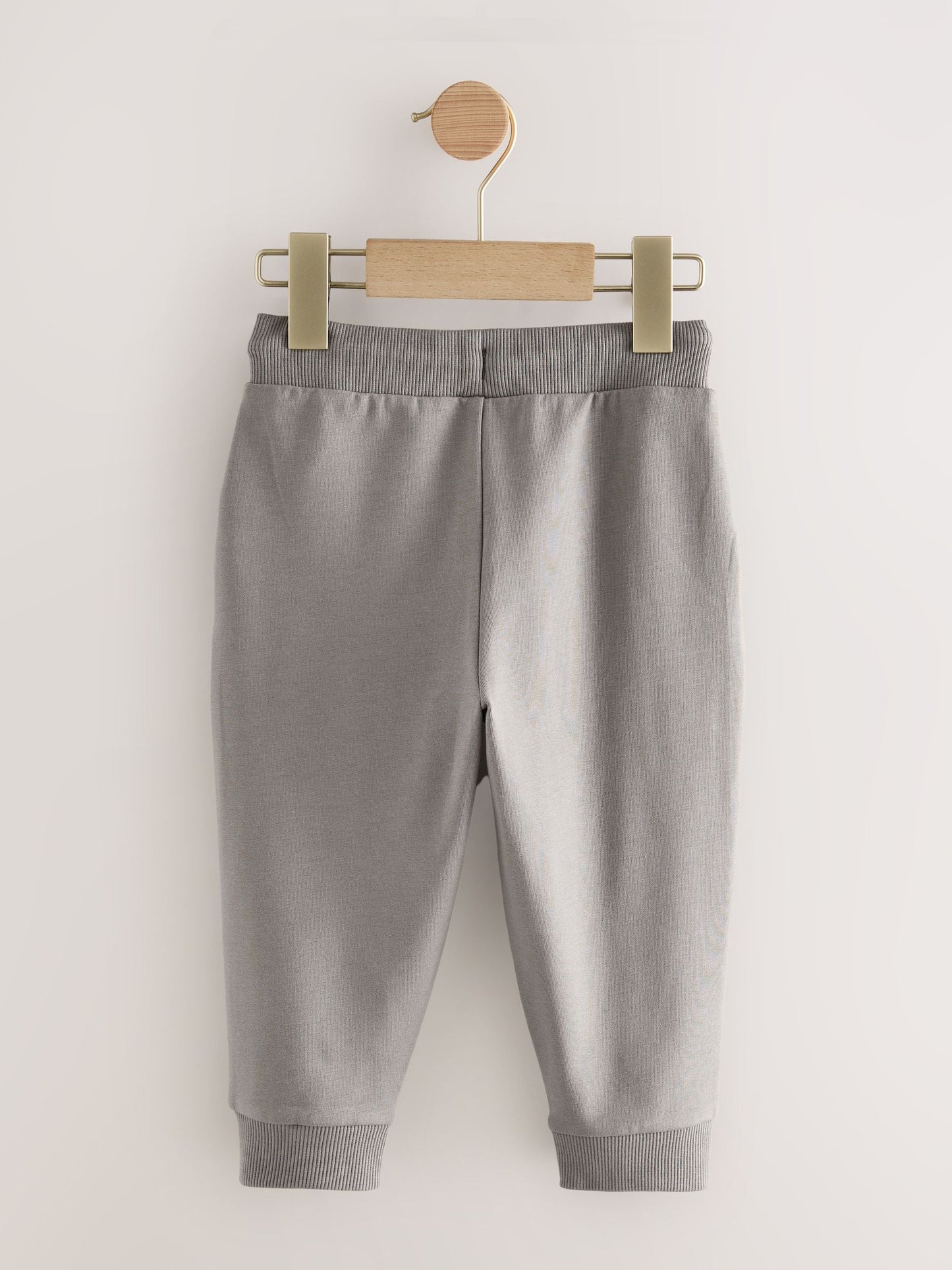 Khaki/Grey/Blue Regular Fit Joggers 5 Pack (3mths-7yrs) image 3