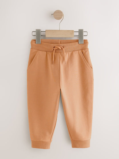 Khaki Green/Blue/Red Regular Fit Joggers 5 Pack (3mths-7yrs) image 4