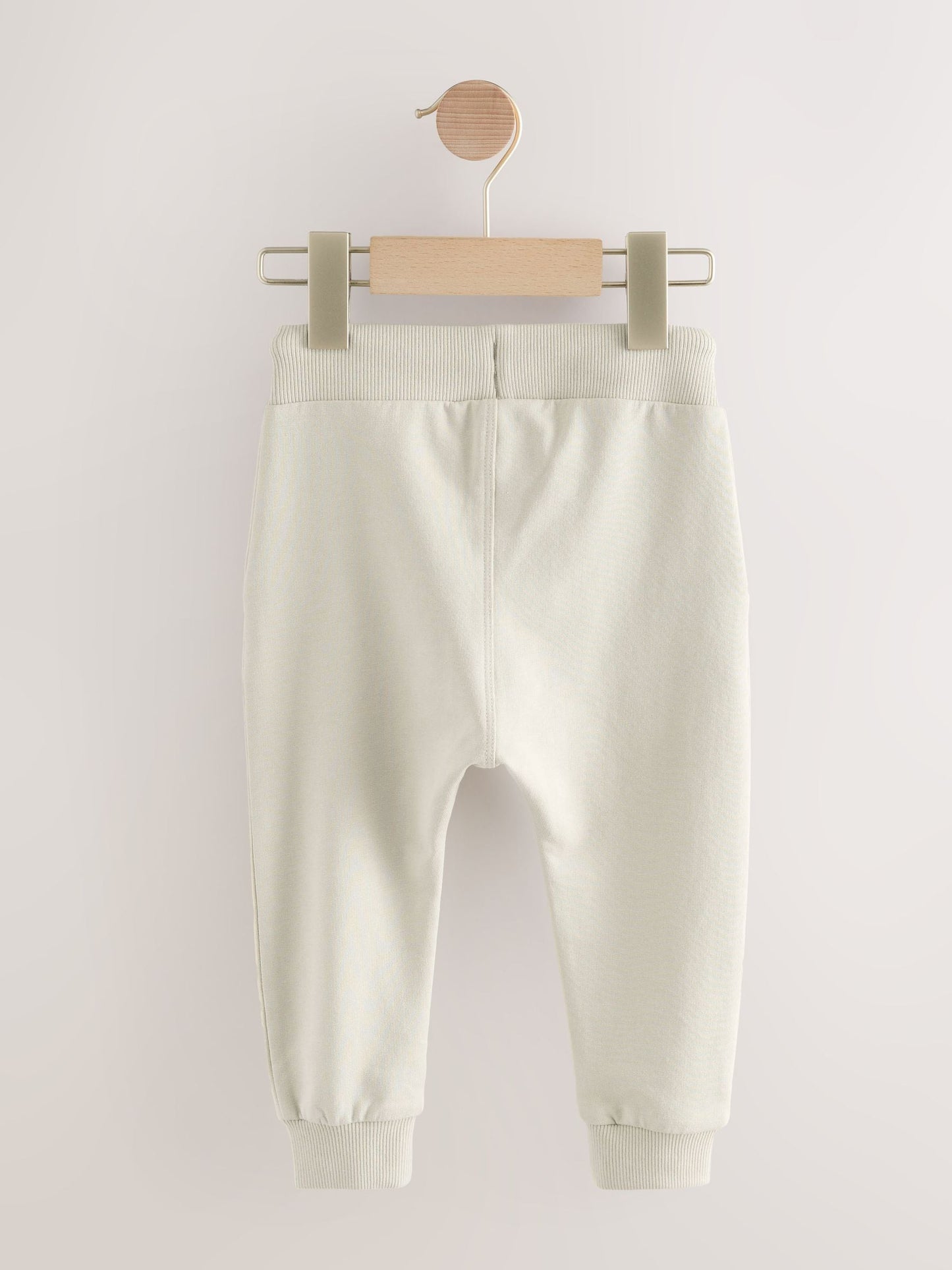 Blue/Ecru/ Navy Blue Skinny Fit Joggers 5 Pack (3mths-7yrs) image 3