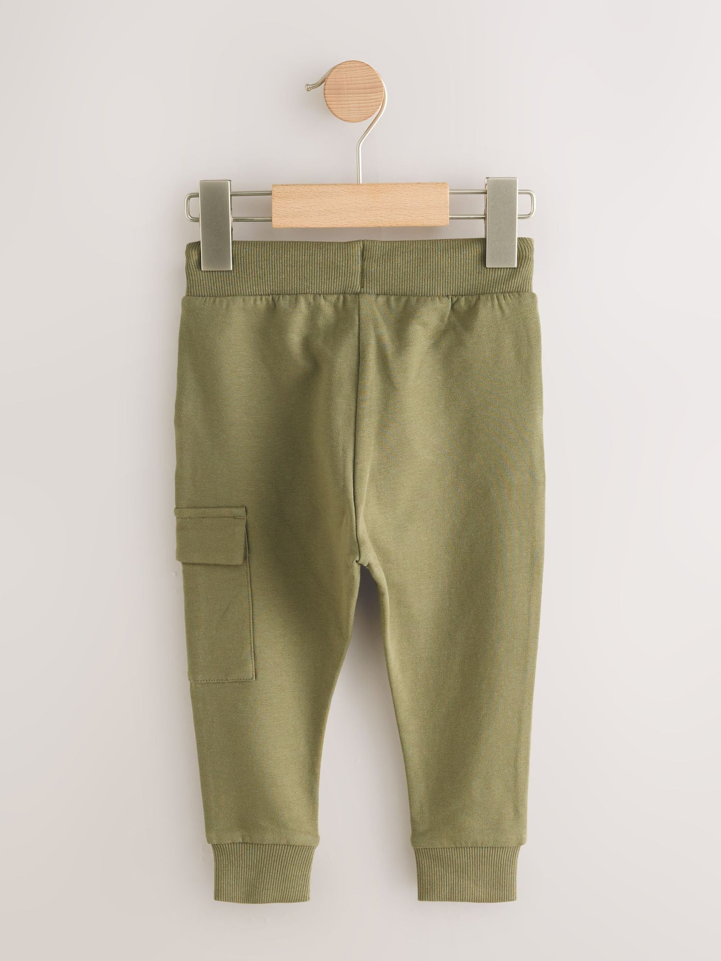 Black/Charcoal Grey/ Stone/Khaki Green Skinny Fit Joggers 5 Pack (3mths-7yrs) image 7