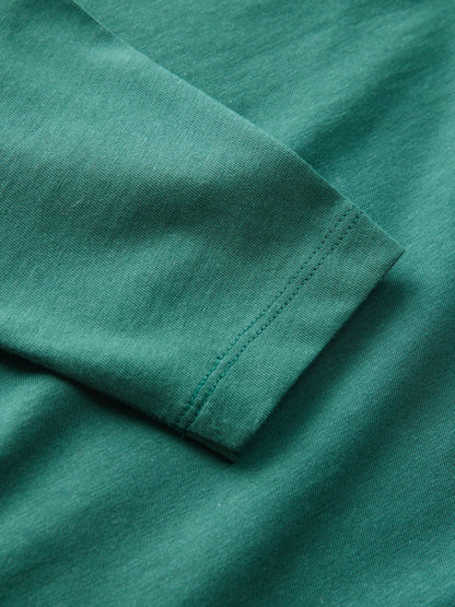 Green Duck Long Sleeves Semi Plain T-Shirt (3mths-7yrs) image 8