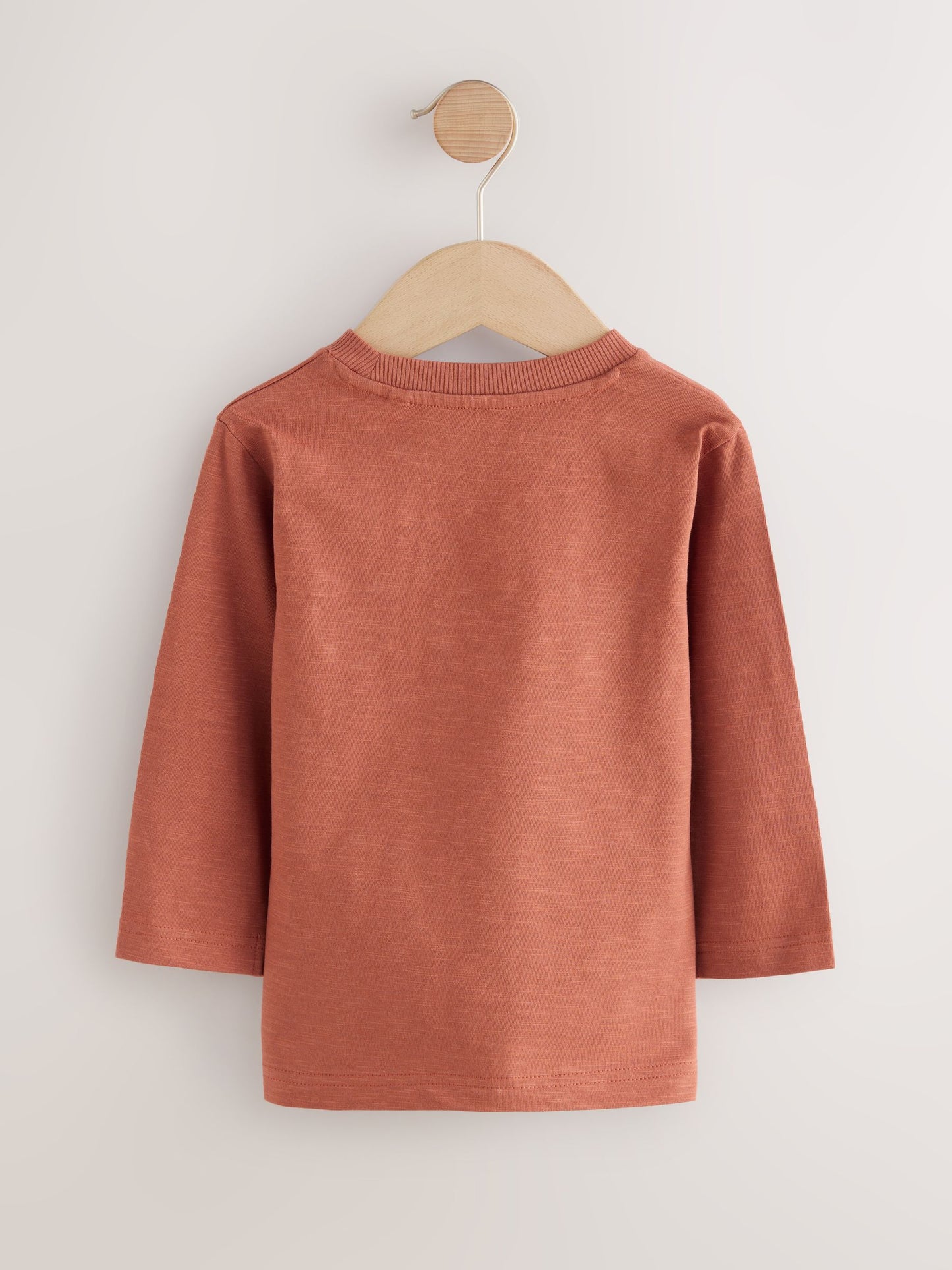 Rust Brown Woodland Animals Long Sleeve Appliqué T-Shirt (3mths-7yrs) image 3
