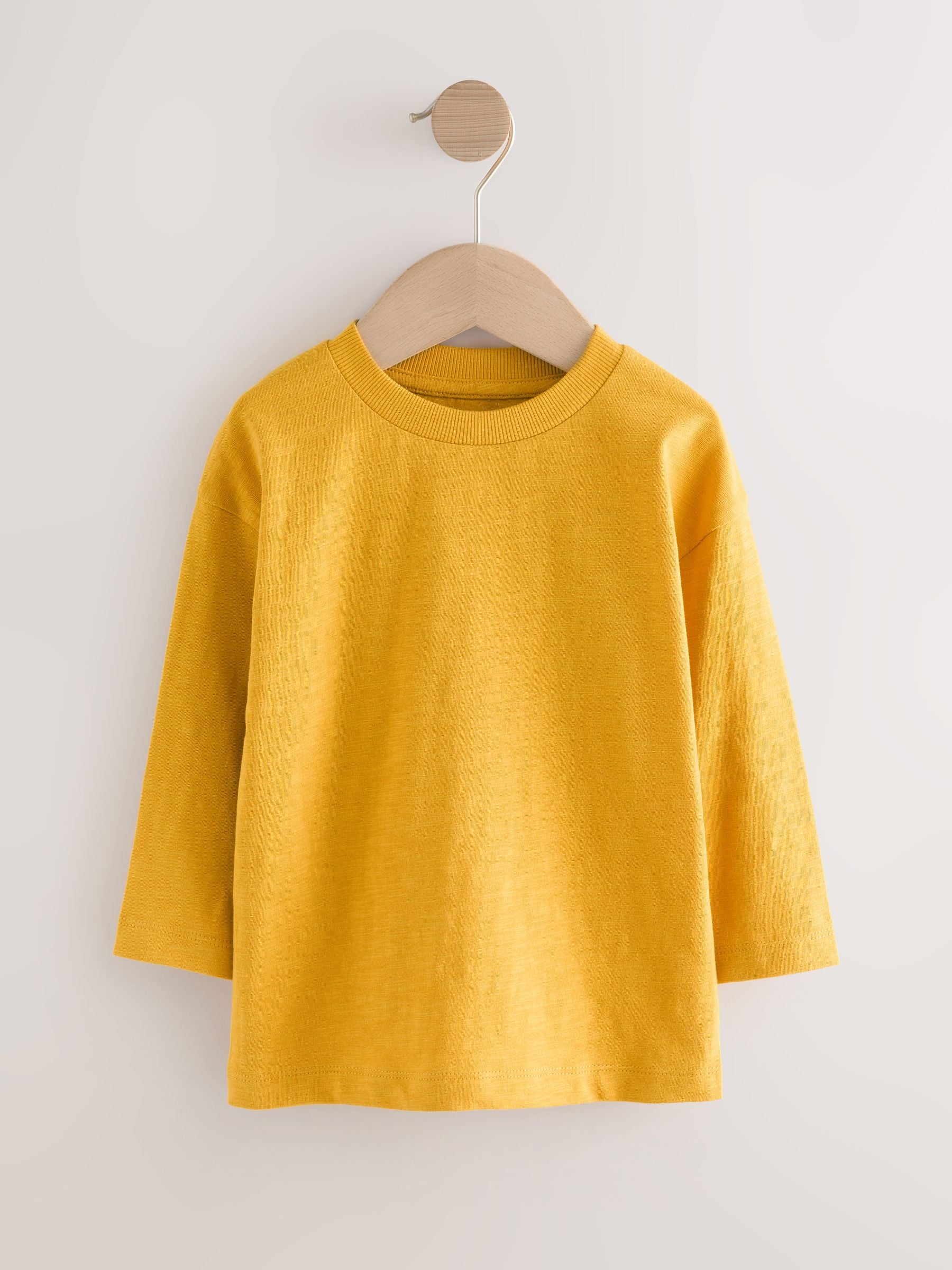 Yellow/Green Long Sleeve T-Shirts 5 Pack (3mths-7yrs) image 7