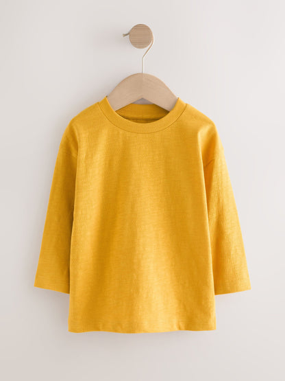 Yellow/Green Long Sleeve T-Shirts 5 Pack (3mths-7yrs) image 7