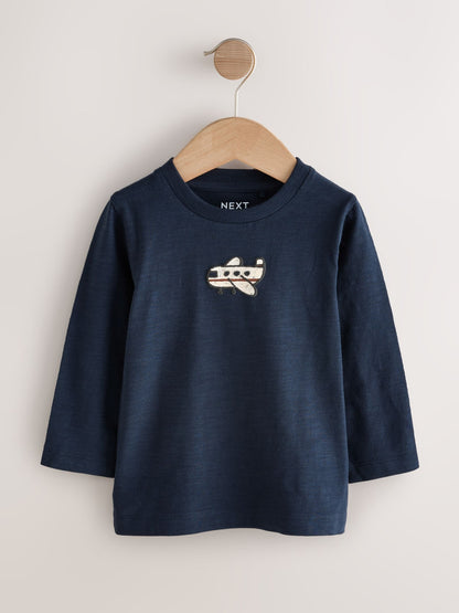 Dsiney Kidz - Multi Transport Long Sleeve T-Shirts 5 Pack (3mths-7yrs) image 2